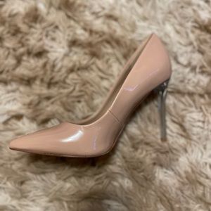DSW Nude stilettos